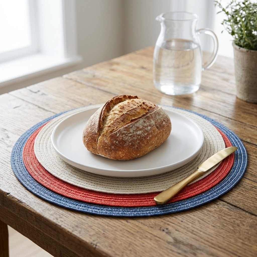 Round Cotton Style Heat Resistant Dining Pad