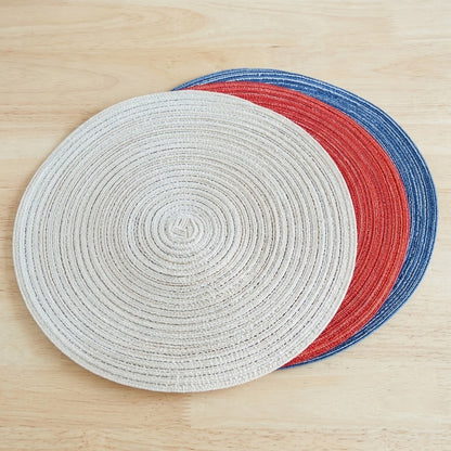 Round Cotton Style Heat Resistant Dining Pad