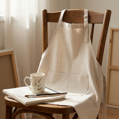 Blank Cotton Linen Apron