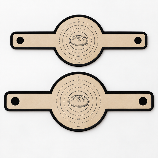 Round Silicone Baking Mat with Handles